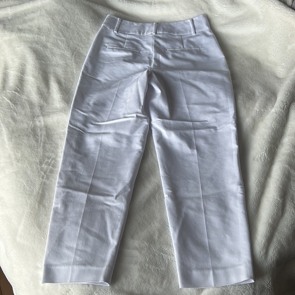 HALOGEN Women's High Waist Stretch Poplin Ankle Pants - Picture 3 of 11